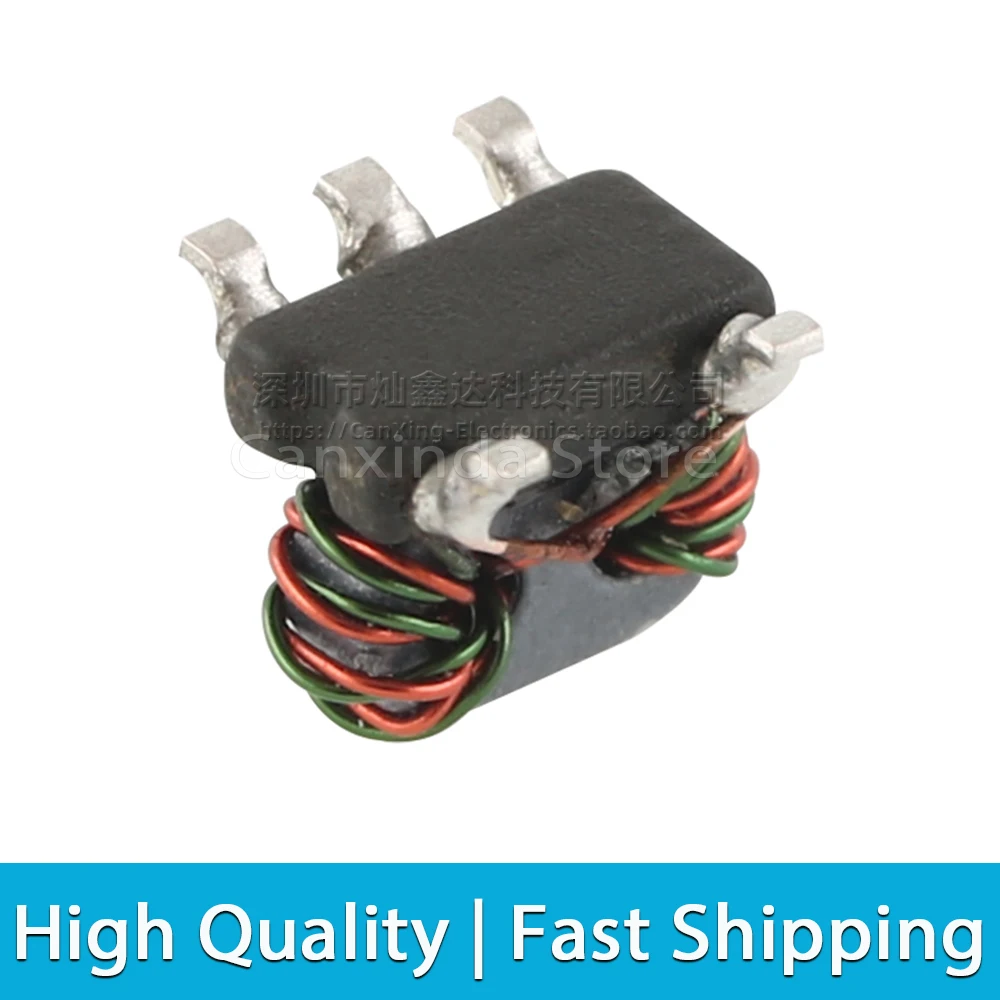 TC4-19 및 RF 발룬 변압기, 플럭스 커플링 1:4 발룬 밸런스드 언밸런스 컨버터, 10-1900MHz, 1:4CT 임피던스, 50Ω, 50 ohm, 5 개