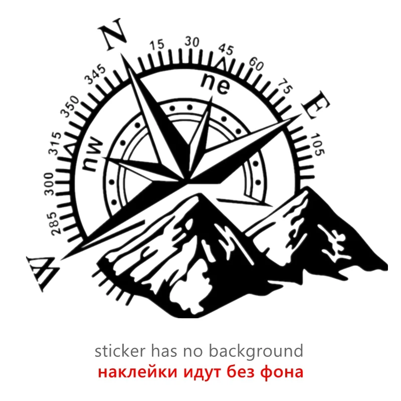 

Автомобильная наклейка с компасом, водонепроницаемая наклейка на заднее стекло для внедорожника Niva 4X4