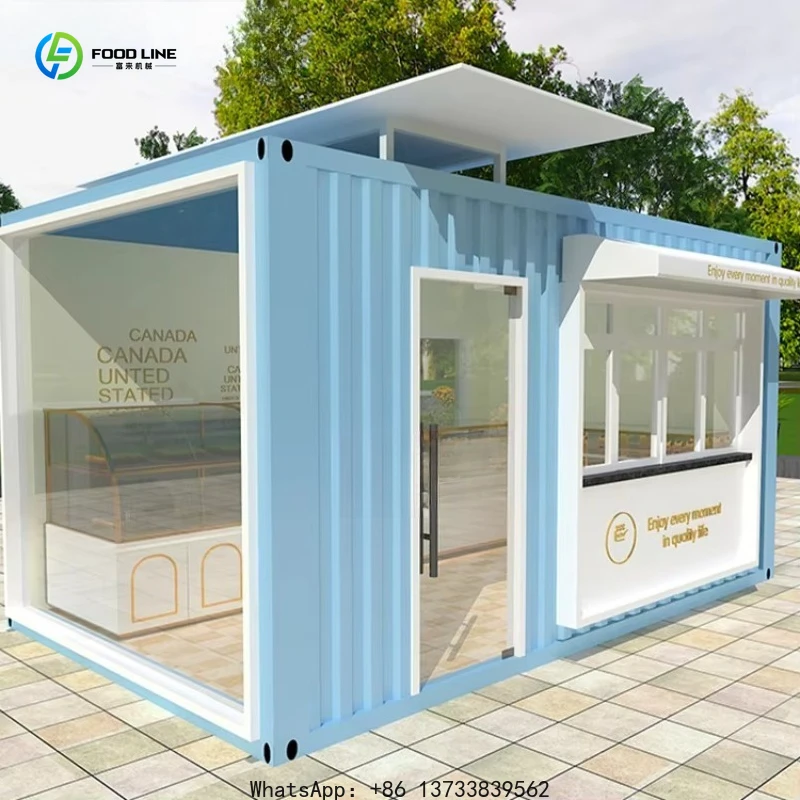 Cucina Mobile Personalizzata Container Modulare per Caffè e Ristorante