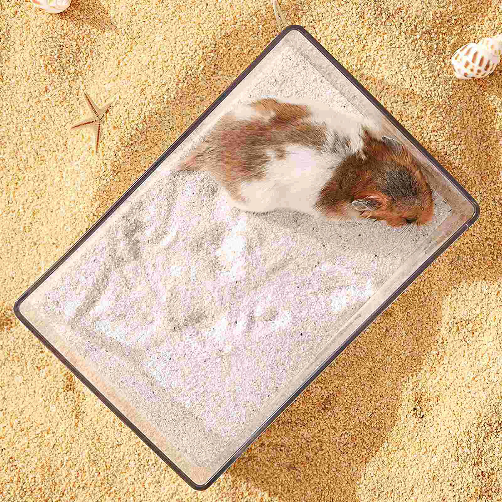 Chinchilla Bath Container Pet Supplies Sand House Hamster Sandbox Acrylic Travel