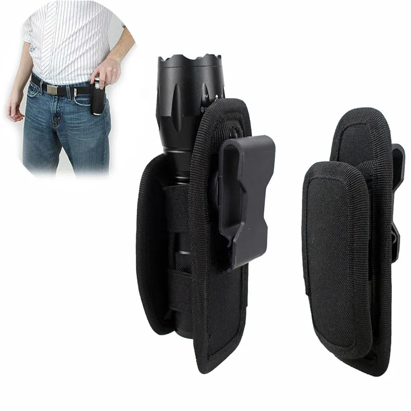 

Outdoor Tactical 360 Degree Rotatable Multi-functional Flashlight Pouch Molle Hunting Bags Hiking Waist Bag