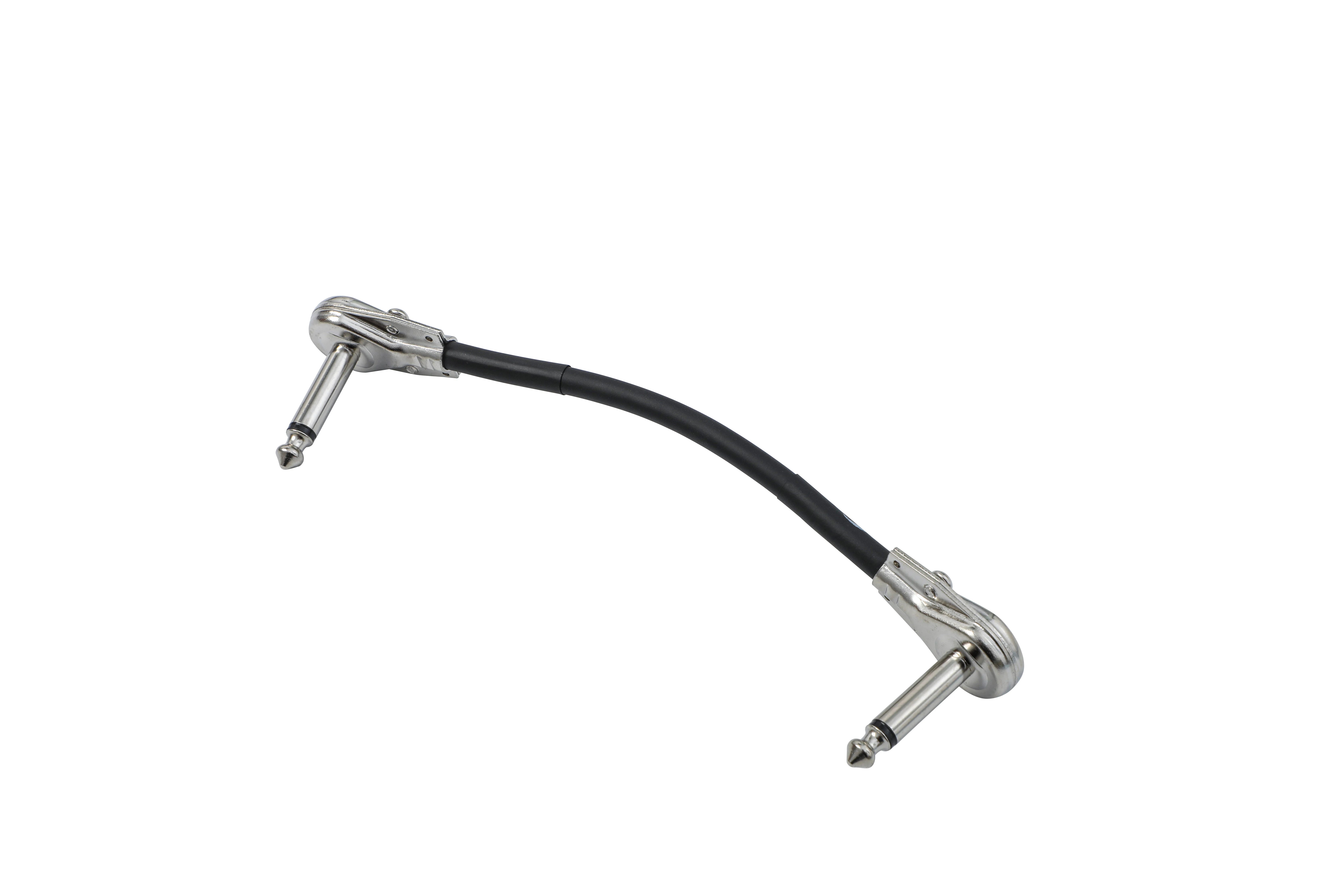 ISET Guitar Patch Auxiliary Cable Guitar Pedal Cable 6 Inch 3-Pack Black Connectors Avoid Noise