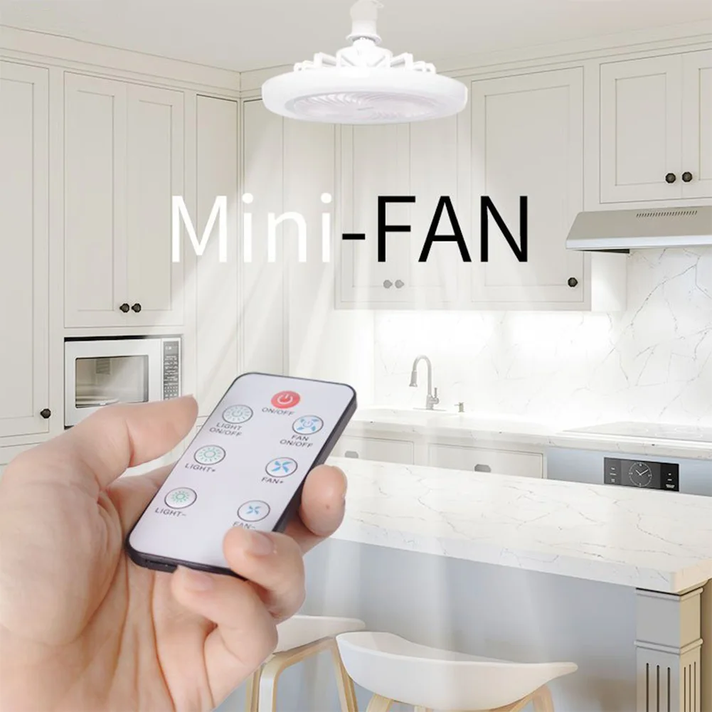Modern Dimmable Ceiling Fan with Light and Remote Control