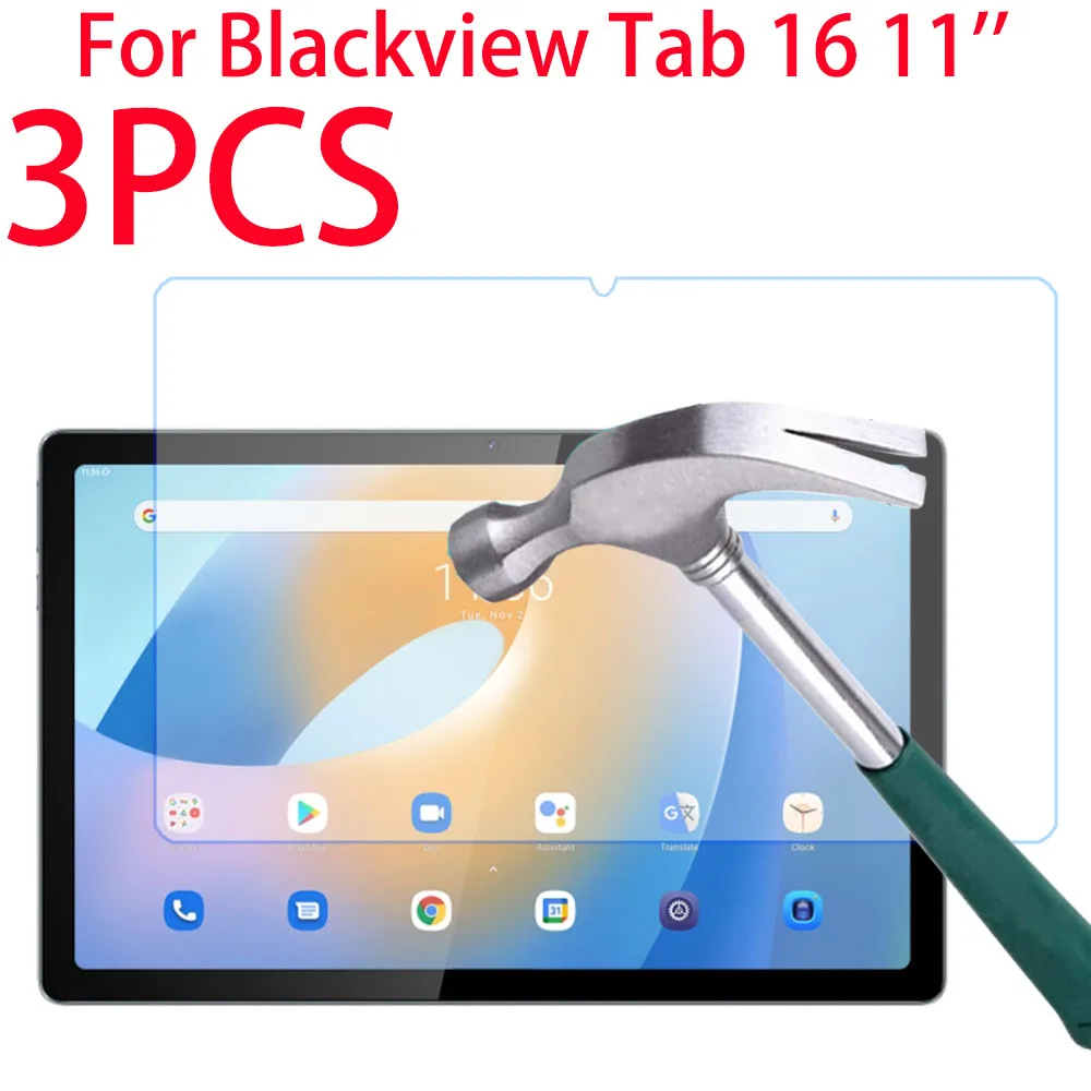 Premium Tempered Glass Screen Protector - 3 Pack, 9H Clear HD Protective Film