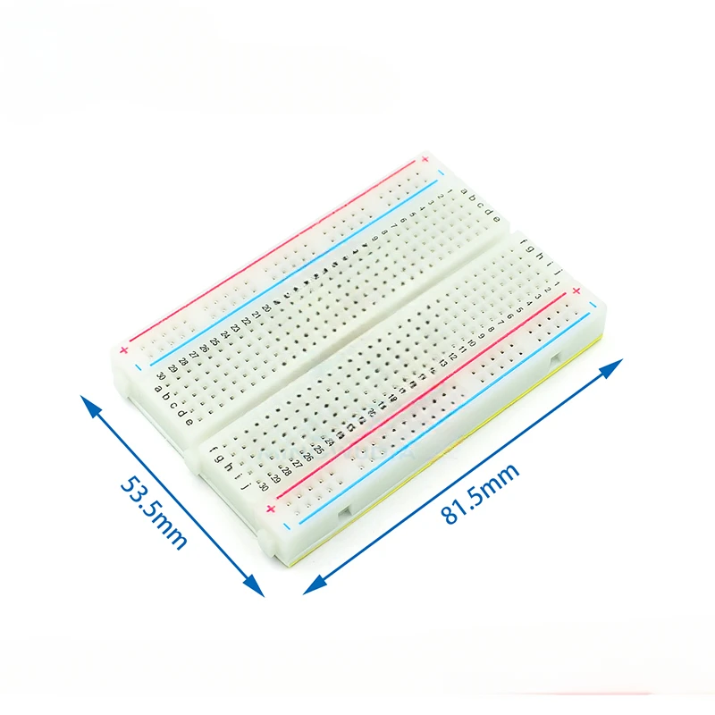 Can Be Spliced Solderless Breadboard Solderless Test Circuit Board Experimental Board with Jumper 400 Holes experiment board breadboard circuit board zyj 60 transparent new