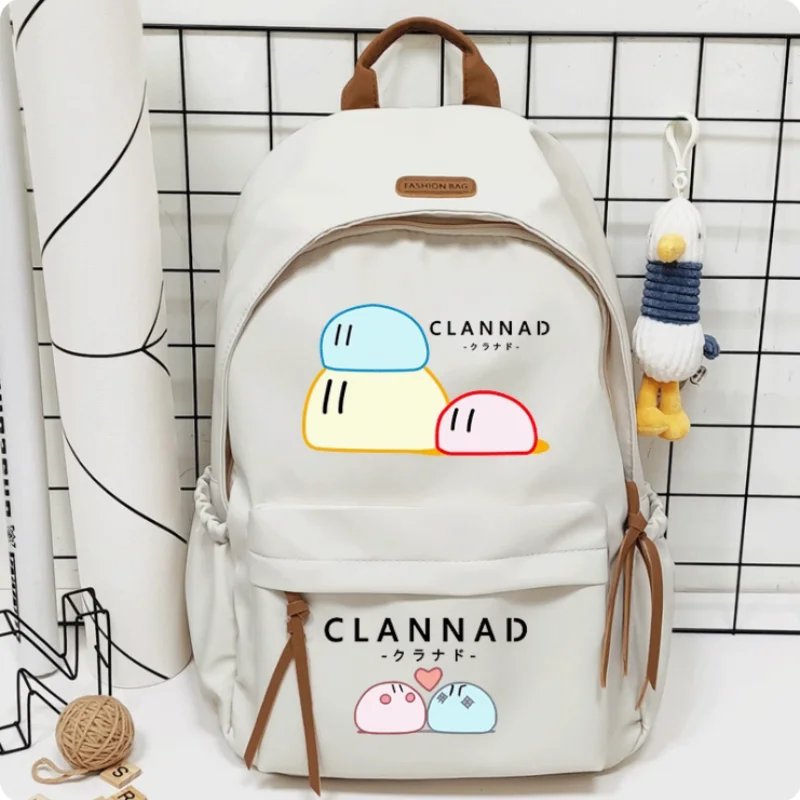 Anime Clannad  Cartoon Bag Women Man Fashion Leisure Teenagers Student Backpack Handbag B861