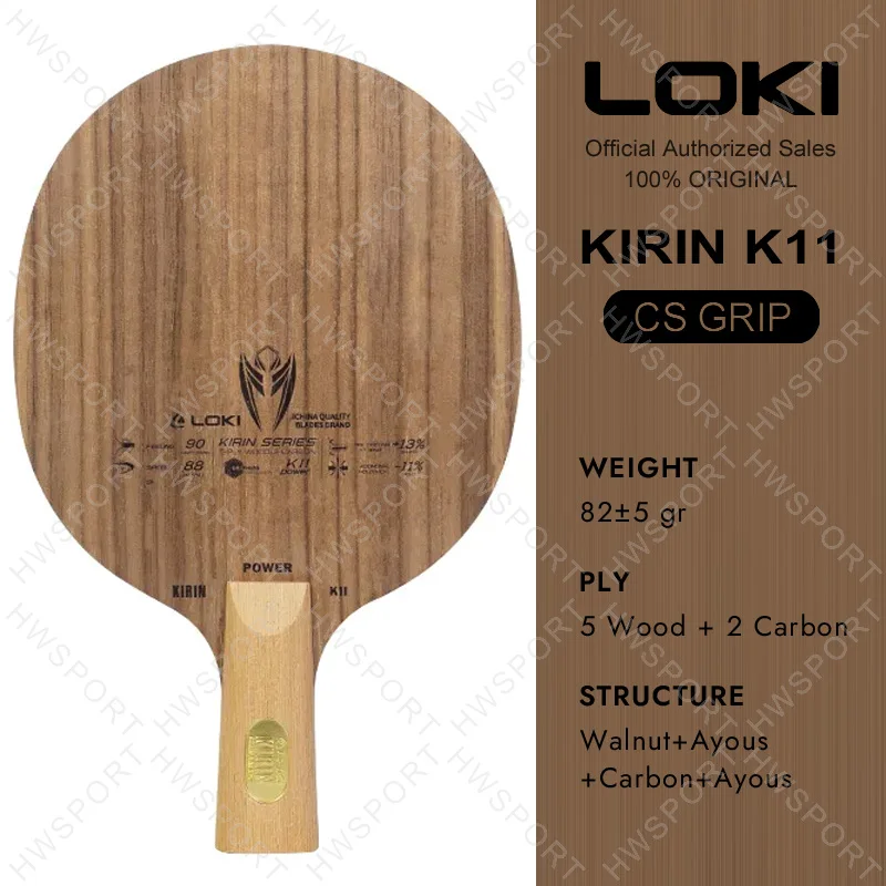 LOKI KIRIN K9 K10 K11 Table Tennis Blade Professional Carbon Fiber