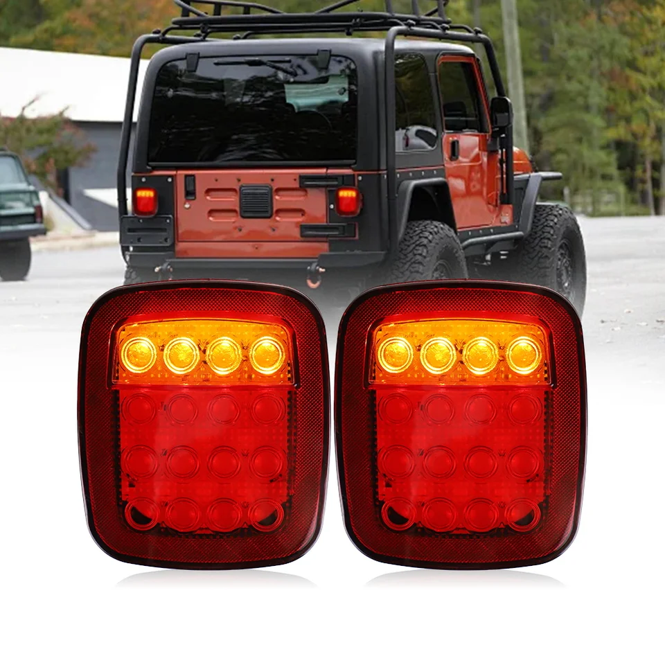 achterlicht Achterlichten voor Jeep voor Wrangler CJ TJ YJ 1998-2003