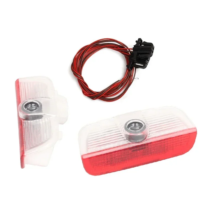 2026년형 폭스바겐 VW 골프 5 6 7 8 SR R 라인 로고 티구안 아테온 CC 제타 파사트 EOS 폴로 차량용 LED 도어 프로젝터 2개