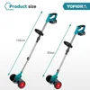 1500W 7 Inch Cordless Electric Lawn Mower Length Adjustable Handheld Rechargeable Garden Pruning Tools For Makita 18V Battery 4
