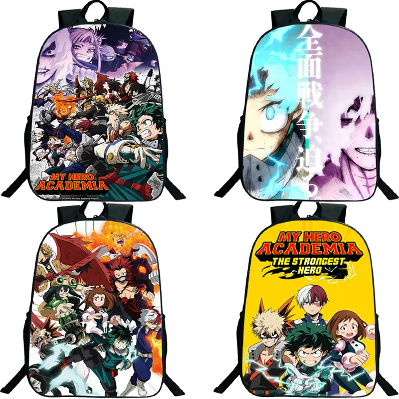 

Anime My Hero Academia Season 6 Backpack Children School Bags Mochila Boku No Hero Academia Backpacks Boys Girls Cartoon Bookbag