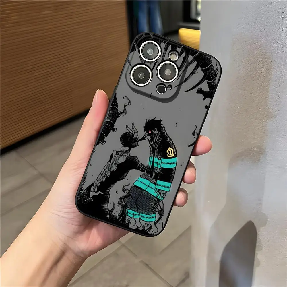 Fire Force Shockproof Soft Phone Case Cover