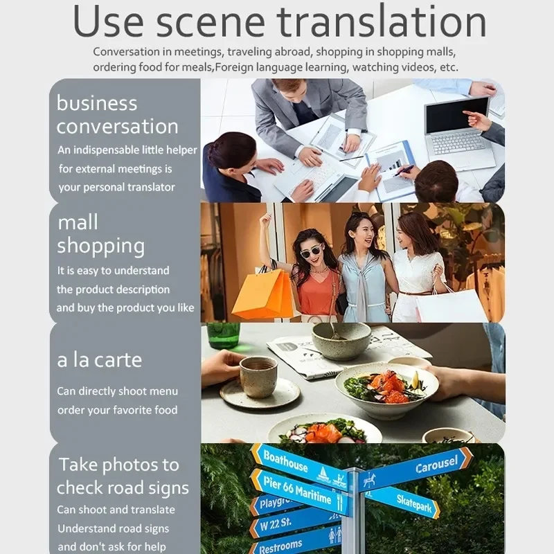Voice translator Intelligent F6 Real-time language translator Intelligent voice recording text translation equipment Offline translate machine