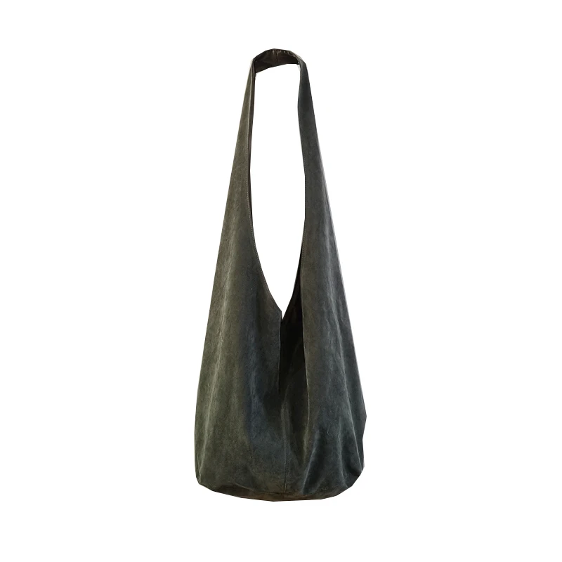 

Women Blue Gray Hobo Flannel Crossbody Bag Femal Retro Large Capacity Dumpling Tote Handbag Luxury Designer Bag