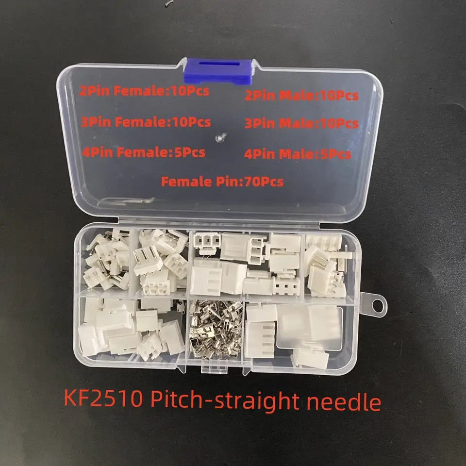 1Box JST SH1.0/1.25/PH2.0/XH2.54/VH/SM/KF2510 Connector Kit - Male/Female Housing & Crimp Terminal for Electronics image 6