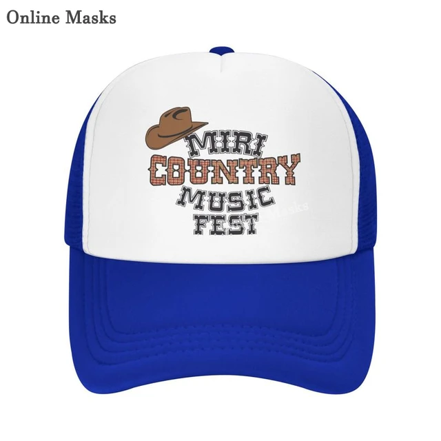 Cowboy Music Festival Baseball Cap Trucker Hats Bob Summer Hat Men