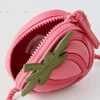 2024 New Children's Bag, Strawberry Bag, Fashionable and Versatile, Cute Mini Coin Purse, Crossbody Small Backpack 4