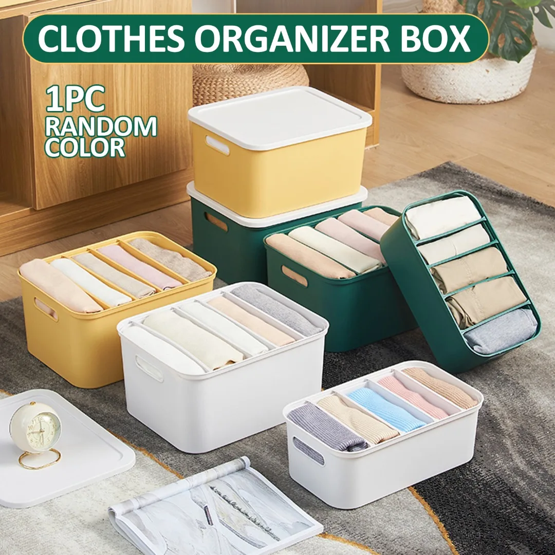 Storage Box Clothes Toy Storage Box Plastic with Lid Household Clothing  Storage Box Extra Large Three-Piece Set Organizer Box - AliExpress