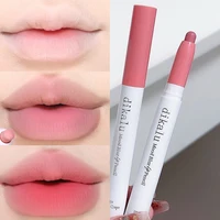 Matte Pink Lipliner Pencil Waterproof Sexy Nude Brown Red Matte Contour Tint Lipstick Lasting Non-stick Cup Lips Makeup Cosmetic 1