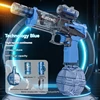 Flashing Electric Water Guns Big Capacity Powerful Water Pistol Automatic Shooting Toy Gun for Adults Boys Summer Outdoor Games 5