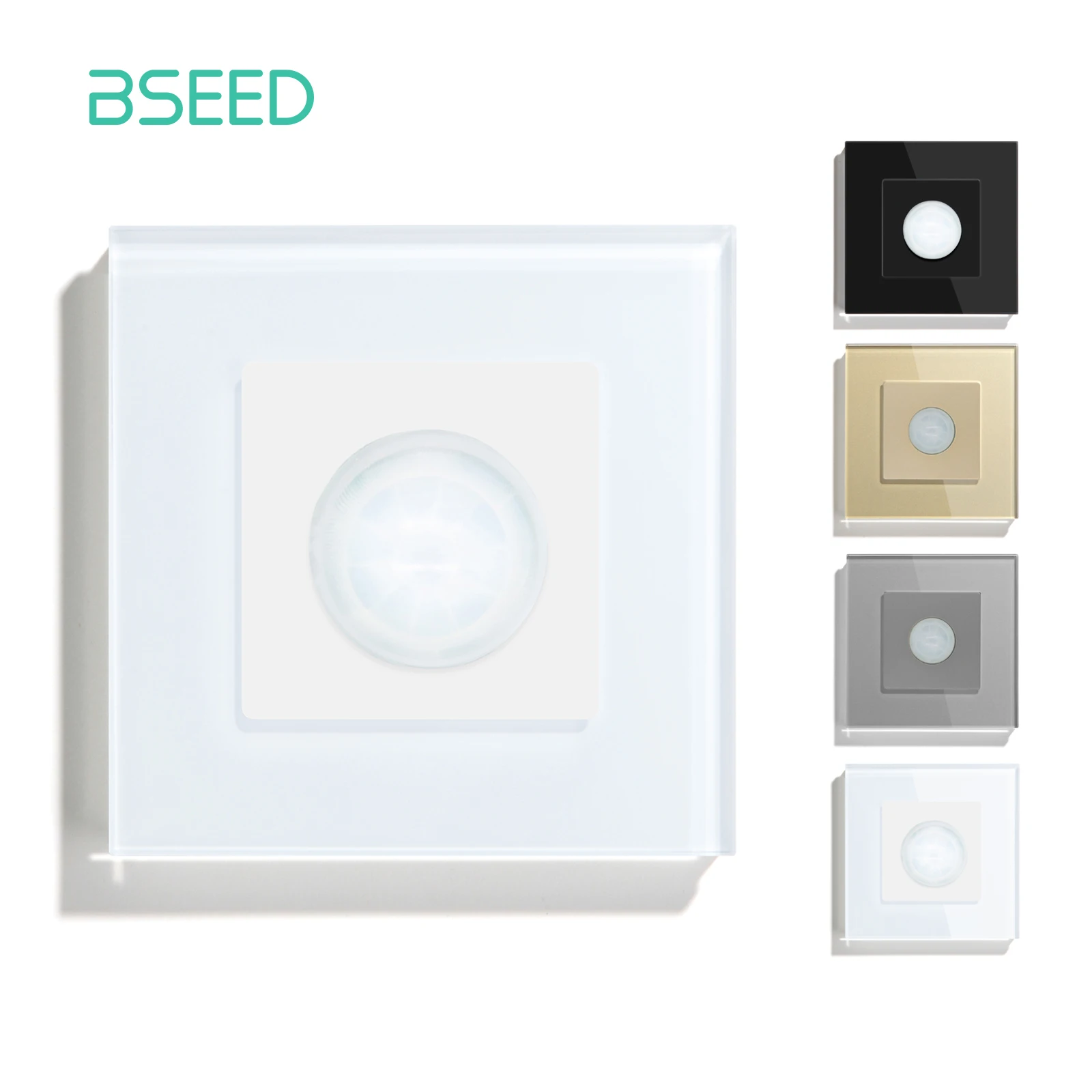 Bseed Pir Infrared Motion Body Sensor Switch Push Button Glass