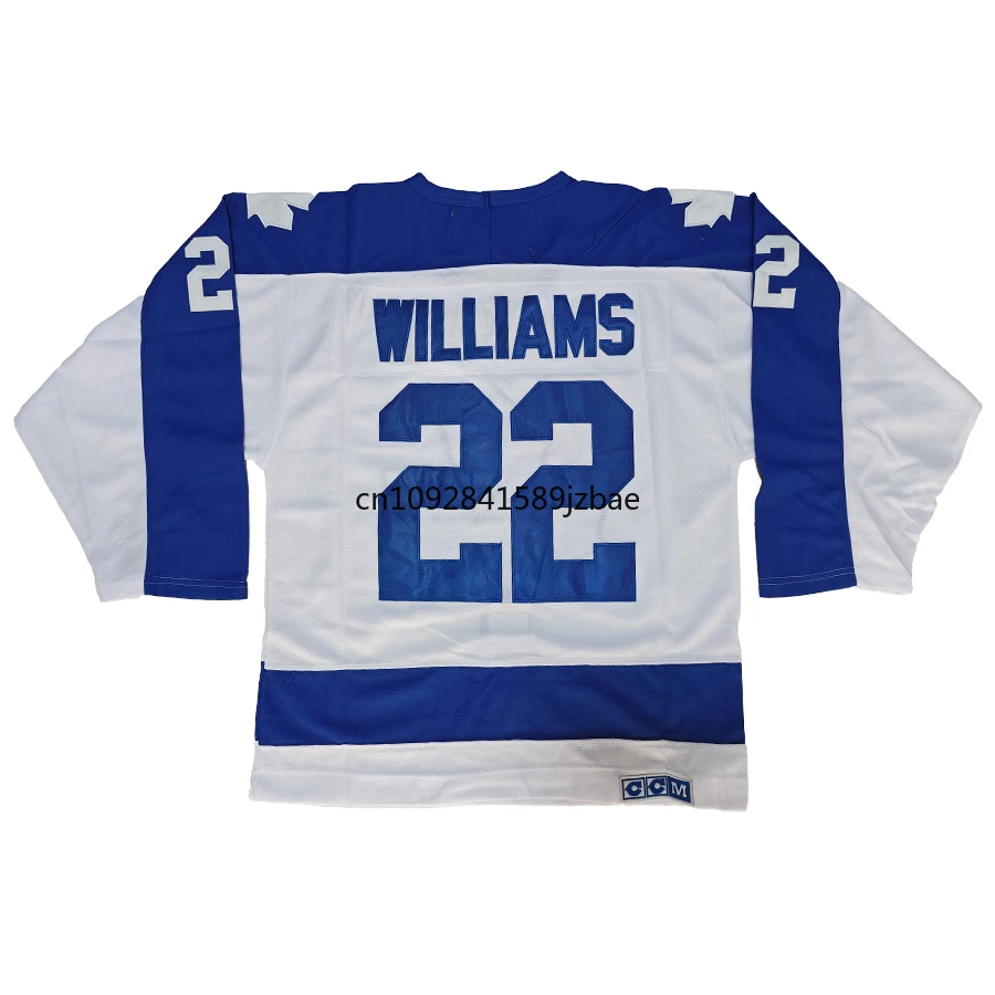 Ice Hockey Jerseys Mats Sundin Canada Toronto Retro 21 Borje Salming 22 Tiger Williams All Stitched Us M-3XL