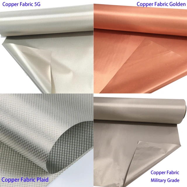 Faraday Fabric Pure Copper RFID Shielding Block Protect