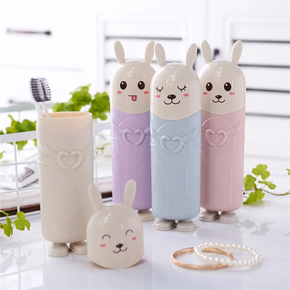 

Storage Box Lasting Stereo Travel Image Cute Anti-dirty Multi-function Toothbrush Cup No Occupied Land Compression Resistance