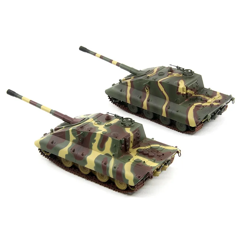 1:72 Scale Model Germany E-100 Heavy Tank Destroyer Diecast Collection Display Decoration For Adult Fans welly 1 18 scale diecast car bmw isetta simulator classic model car alloy metal toy car for kid gift craft decoration collection