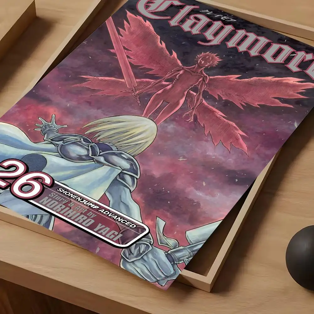 Anime C-Claymore Poster, wasserdicht, Vintage-Filmposter, hochwertiger Wandkunstdruck für Raumdekoration, Geschenk – Detail 23