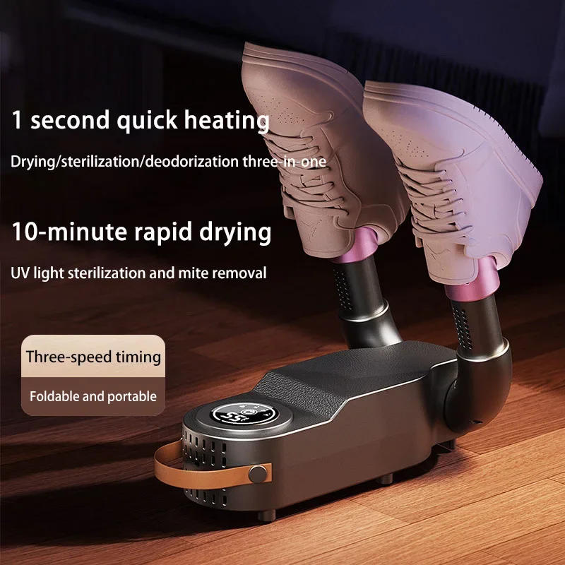 Intelligent Shoe Dryer Purple Light Deodorizing Portable Foldable Dryer Timer Autumn Winter Home Electric Foot Boot Dryer 2026 2