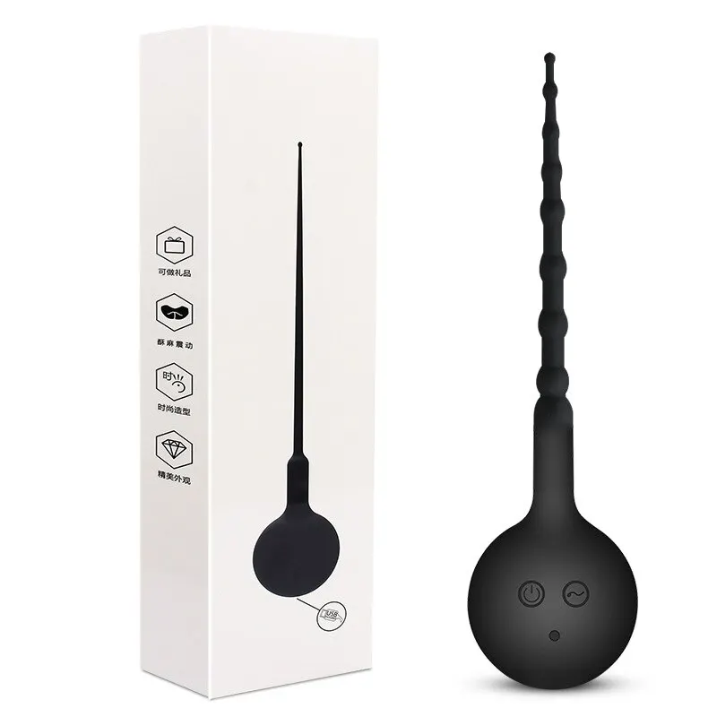 7 Συχνότητες Δονητής Καθετήρα Σεξ Παιχνίδι για Άνδρες Δονούμενος Εισαγωγή Ουρηθρικού Βύσματος Ουρηθρικός Διαστολέας Ήχου Ουρήθρας_voghion.com