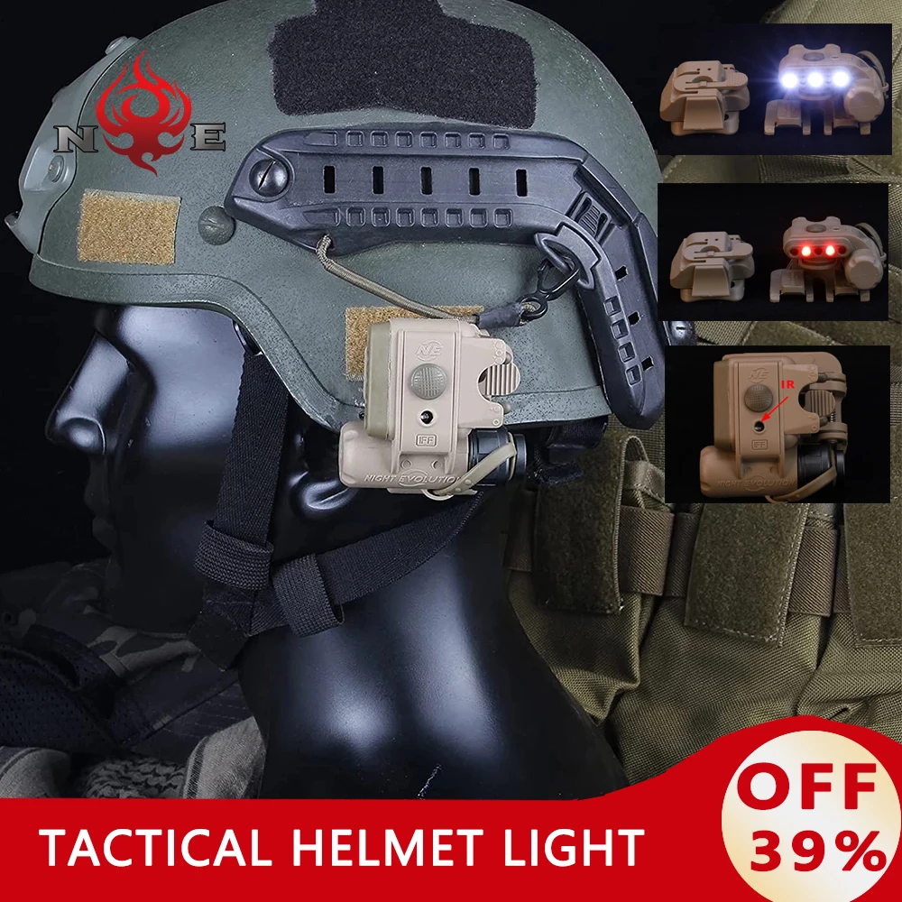 Element Airsoft Tactical Helmet Light Military Led Flashlight Gen