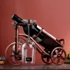 Retro Carriage Bike Wine Rack Hanging Wine Glass Holder Bar Dining Table Decor Wine Bottle Display Rack Wine Cup Organizer 1