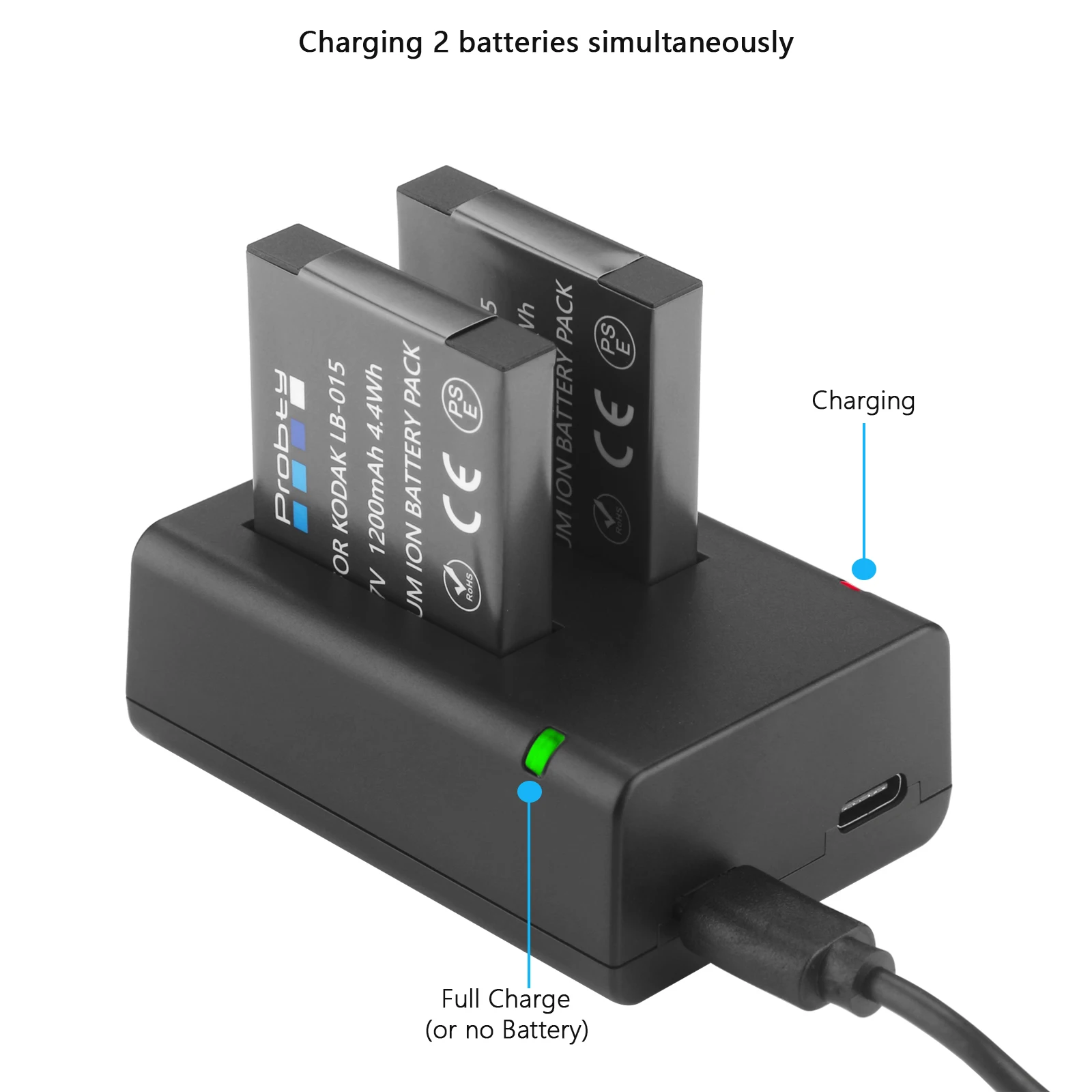 1200mah LB-015 LB015 battery+2-channel USB töltő számára KODAK PIXPRO WPZ2 Göröngyös Vízhatlan esőköpény Digitális camer