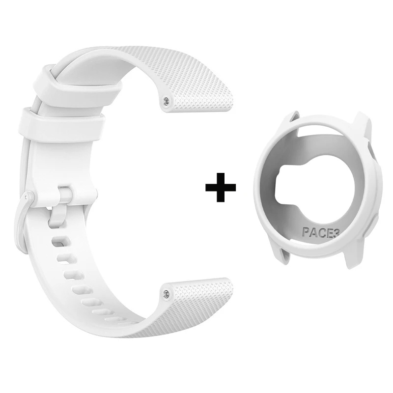 Dual Silicone Strap with Protective Case for Smartwatch Wristband Accessories