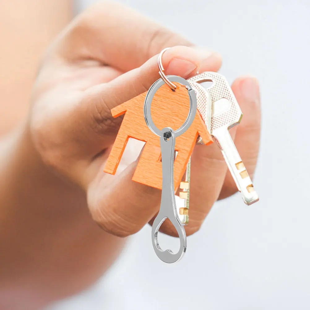 5pcs Shopping Cart Token Trolley Tokens Key Ring Metal Portable Cart Tokens Key Ring Decorative Keychain Charms Cart Coin Holder 4