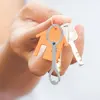 5pcs Shopping Cart Token Trolley Tokens Key Ring Metal Portable Cart Tokens Key Ring Decorative Keychain Charms Cart Coin Holder 4