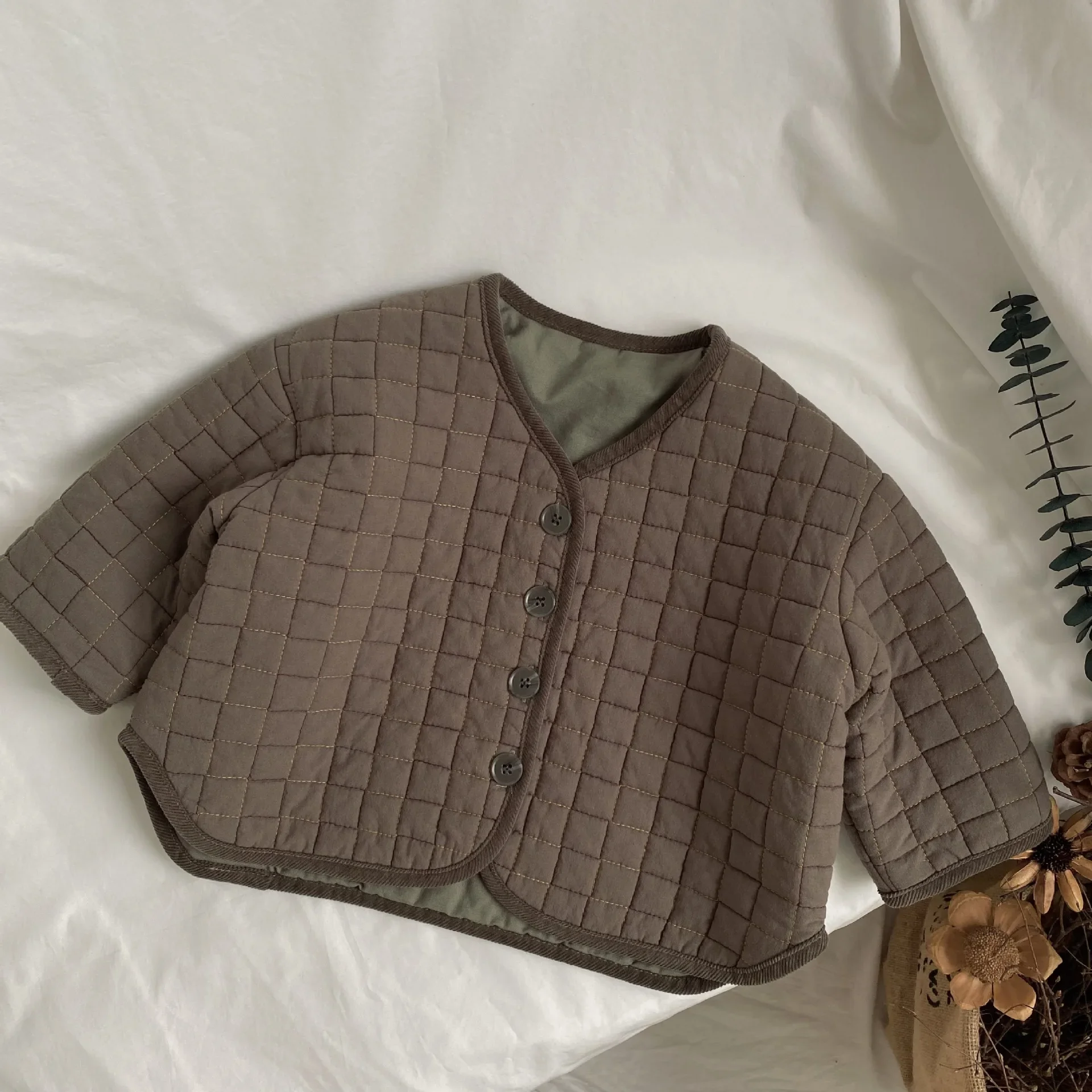 Kids Coats New Wadded Jackets Warm Fashion Korean Casual Baggy Simple Style