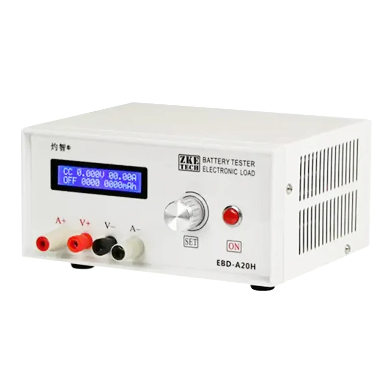 YYHC-A20H Prismatic Battery Tester Machine 20A Electronic Load Power Supply Discharge Meter Current Capacity Battery