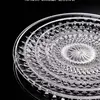 Round Fruit Trays Acrylic Clear Snack Plate Transparent Round Dessert Plate for Biscuits Snacks Desserts Candies Cakes 5