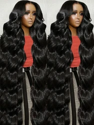 200% Body Wave Lace Frontal Wig Glueless Preplucked Human Wigs Ready to GO 13x4 HD Lace Frontal Wig Brazilian Wigs For Women