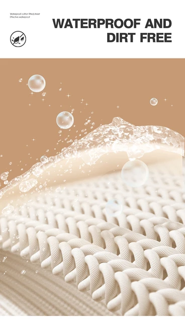 Coprimaterasso Impermeabile E Traspirante 140x190cm - Lenzuolo Con Angoli Senza Federa - Foto 9