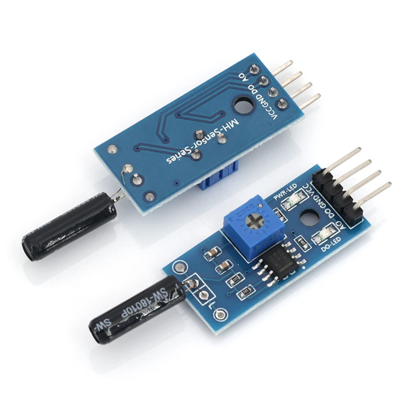 Stlxy Vibration Sensor Module Normally Opened Type SW18010P Vibration switch alarm sensor module for Arduino