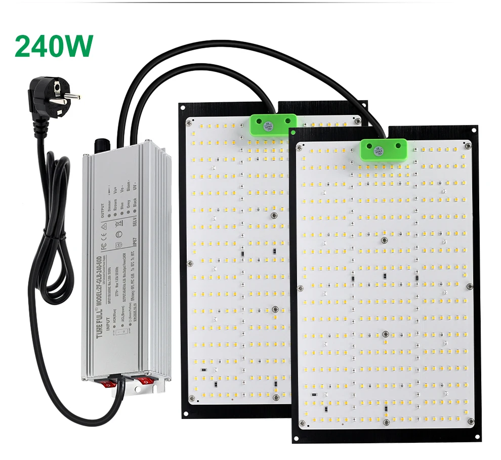 🌴 120W 240W LED-Chip LM281B AC100-240V Vollspektrum Dimmbar mit UV-Rot Unabhängige Schalter LED-Wachstumslampe für VEG und Blüte – Detail 10