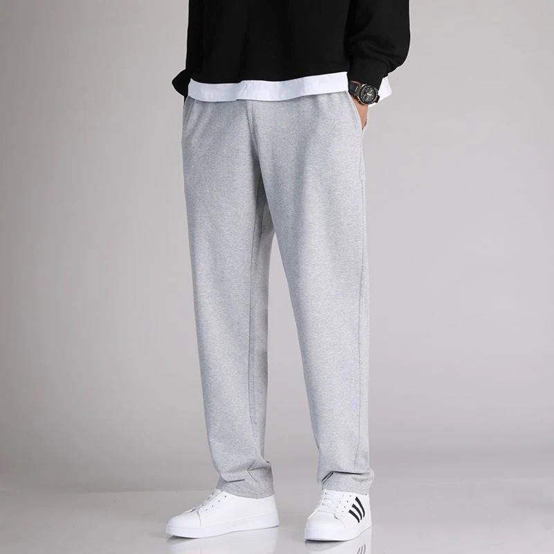 Grey Straight Pants