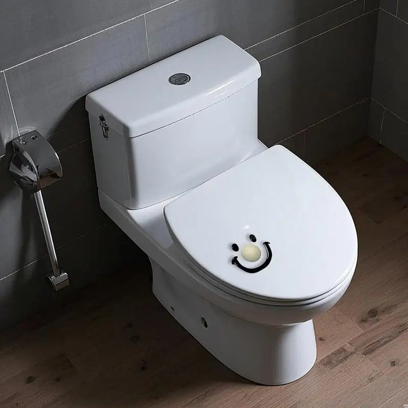 Toilet Lid Lifter Smiling Face Shape Button Parts Lifty Avoid Pusher Toilet Opener household toilet handle anti-dirty lid lifter