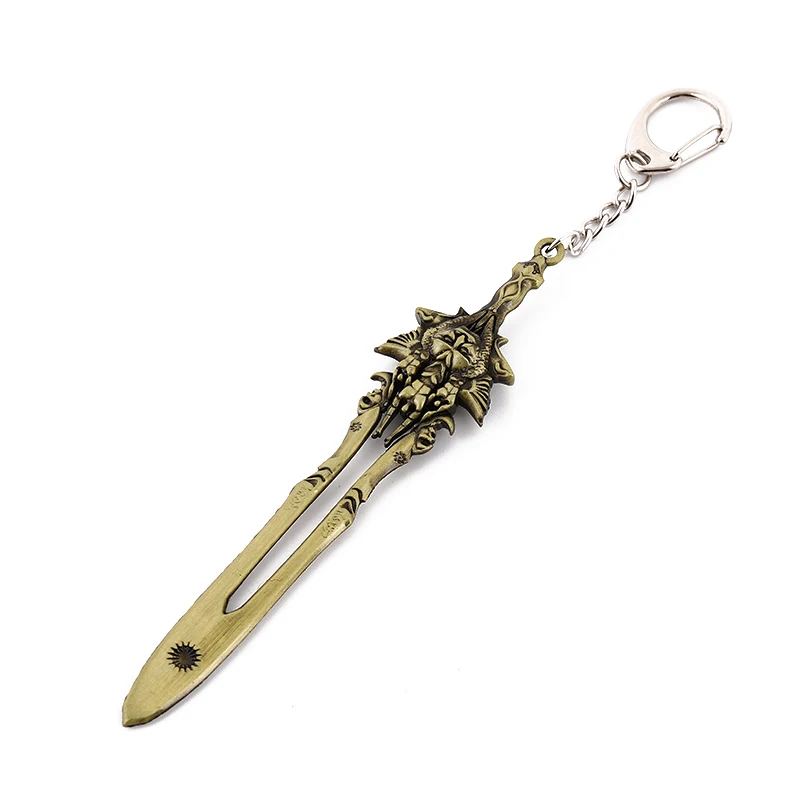 God of War Kratos Sword Blade of Olympus Keychain Toy Dolls Weapon Keychain  Kratos Blades Model Pendant