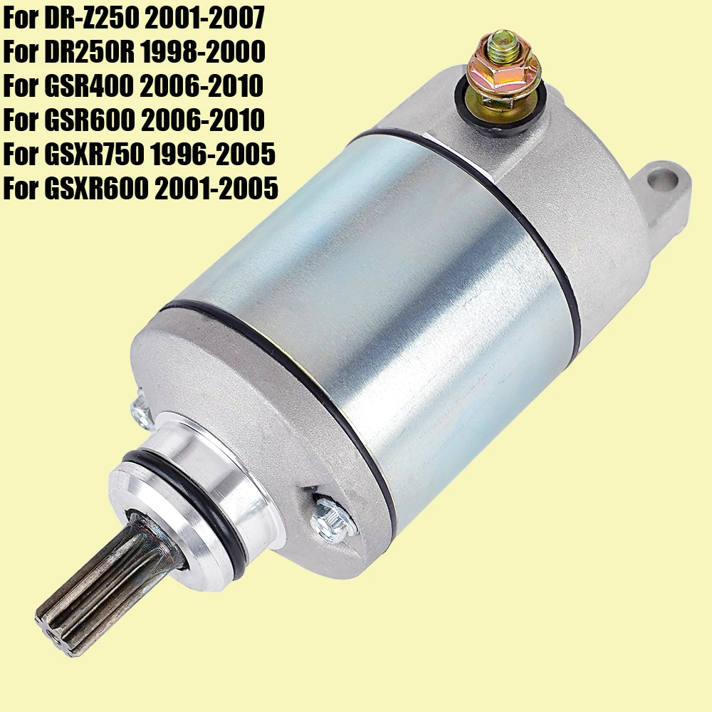 

Starter Motor for Suzuki GSXR600 2001-2005 / GSXR750 1996-2005 / GSR400 GSR600 2006-2010 GSR 400 600 GSX-R GSXR 600 750