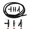 5pcs/Set 2m Car Windshield Washer Hose Automotive Car Wiper Blade Pipe Windshield Jet Spray Washer Nozzles Water Hose Fluid Tube 1